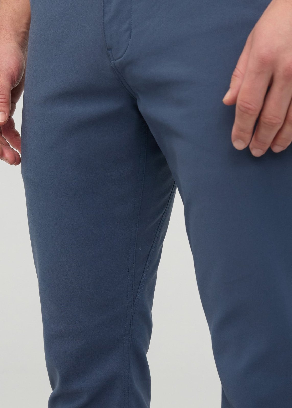 NuStretch Slim Straight Trouser - Heritage Blue