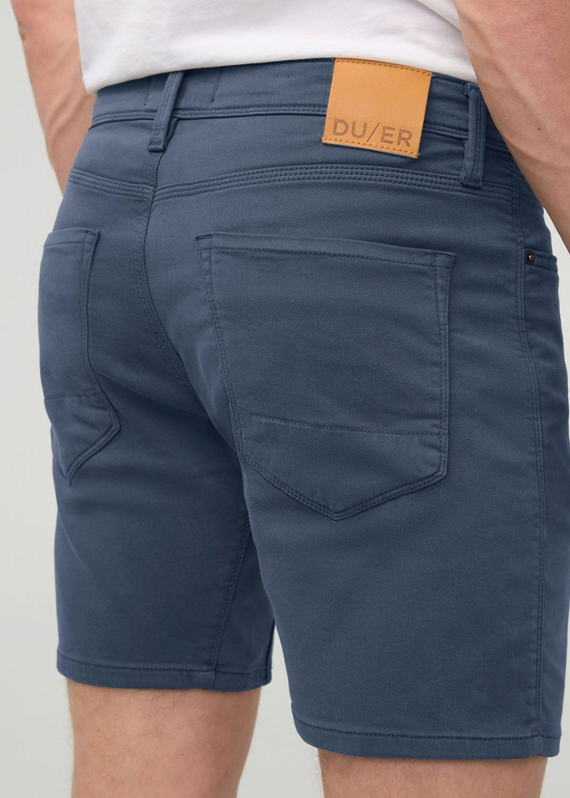 No Sweat Short Slim- Heritage Blue