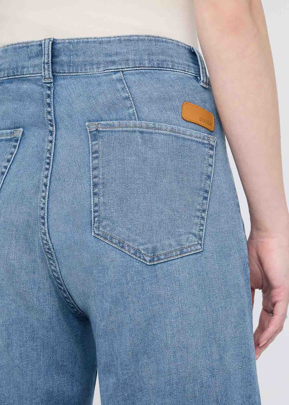 Performance Denim Lite Pleated Pant - Slate Indigo