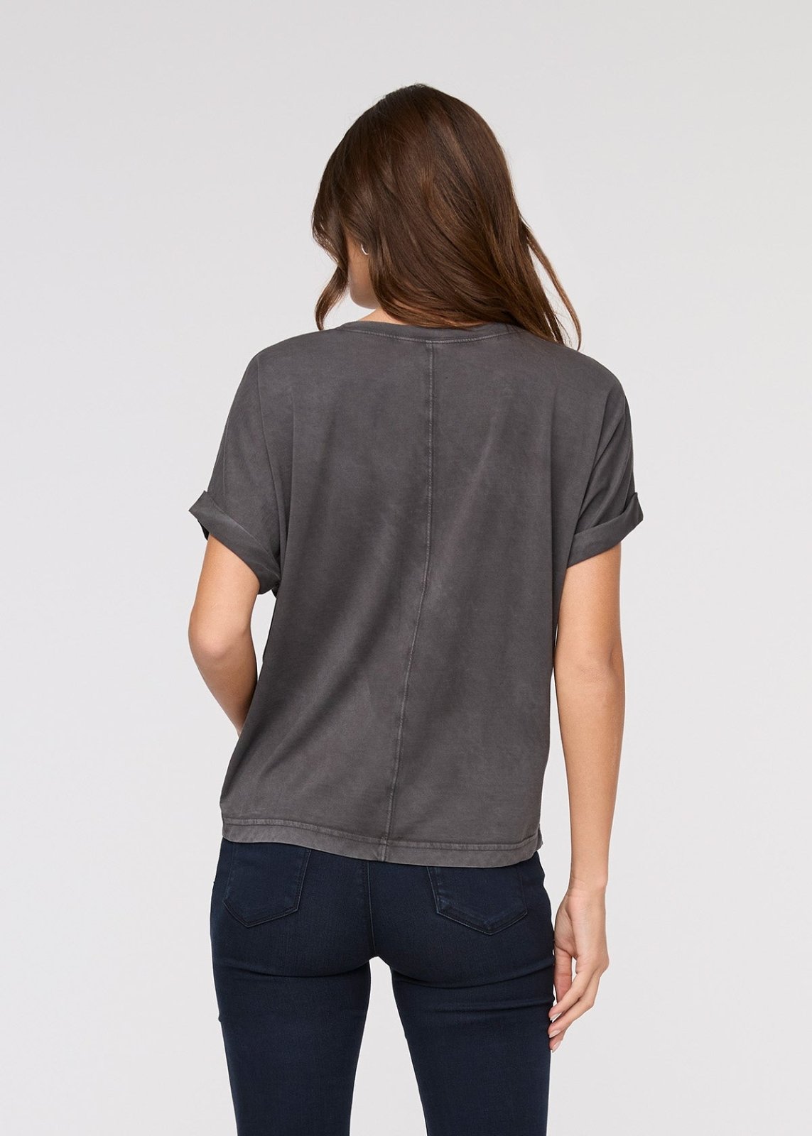 PurePima Dolman Tee - Washed Grey