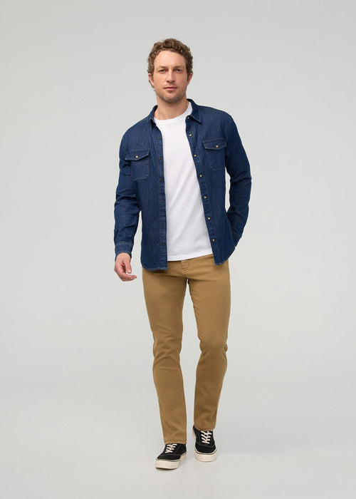 No Sweat Slim Straight - Camel