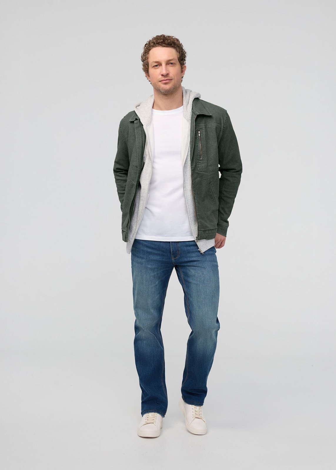 Stretch Canvas Utility Jacket - Black Spruce