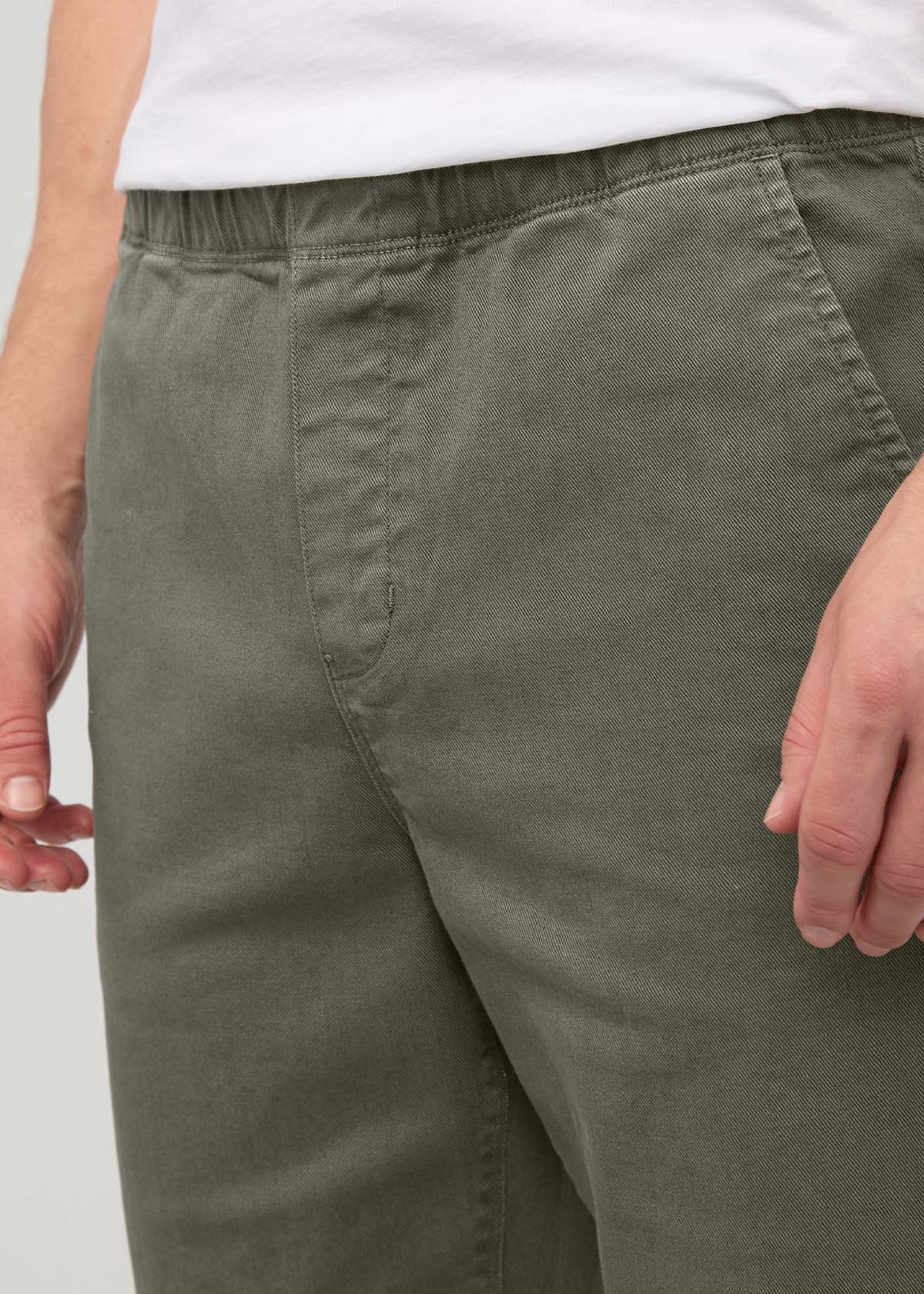 FlexTwill Relaxed Pull On Pant - Thyme