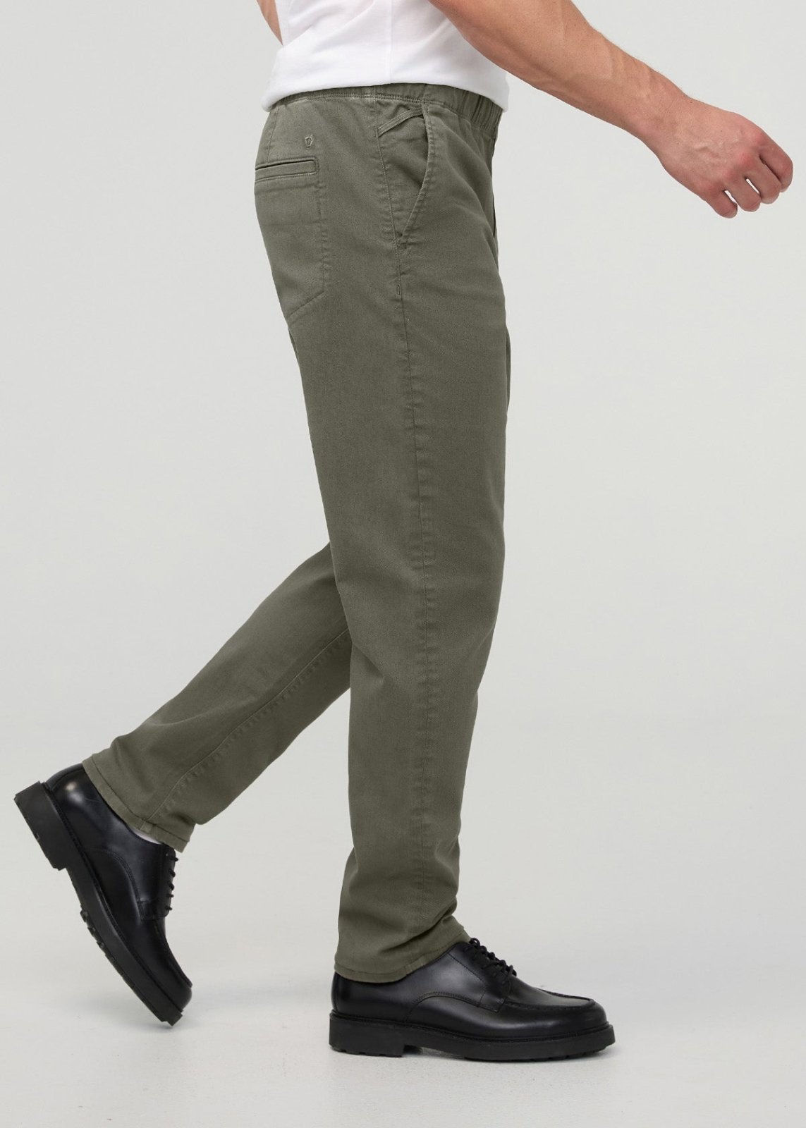 FlexTwill Relaxed Pull On Pant - Thyme