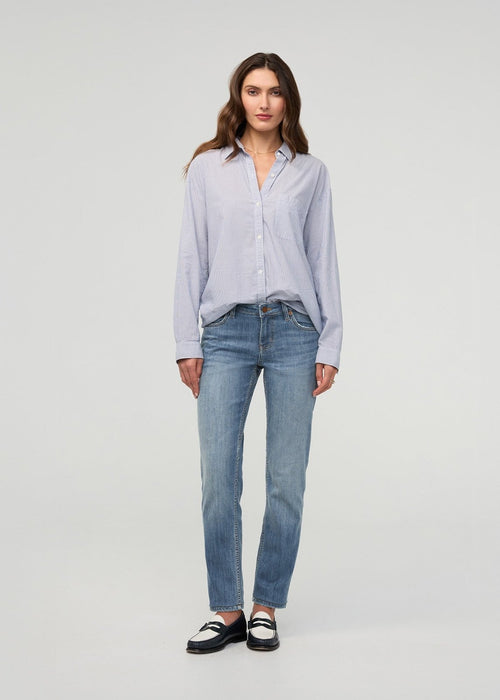 Performance Denim Girlfriend - Blue Ash