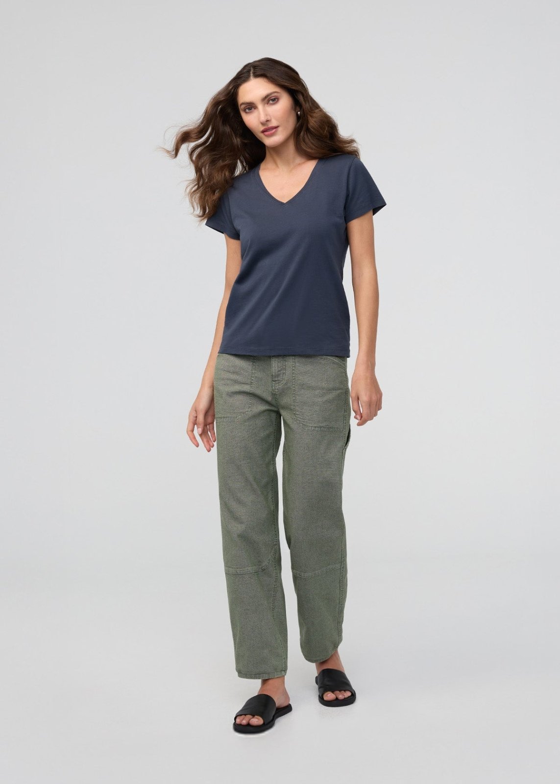 PurePima Slim V-Neck
