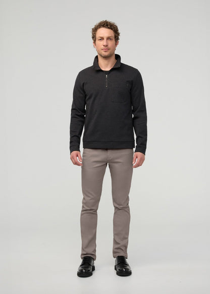 No Sweat Slim Straight - Stone