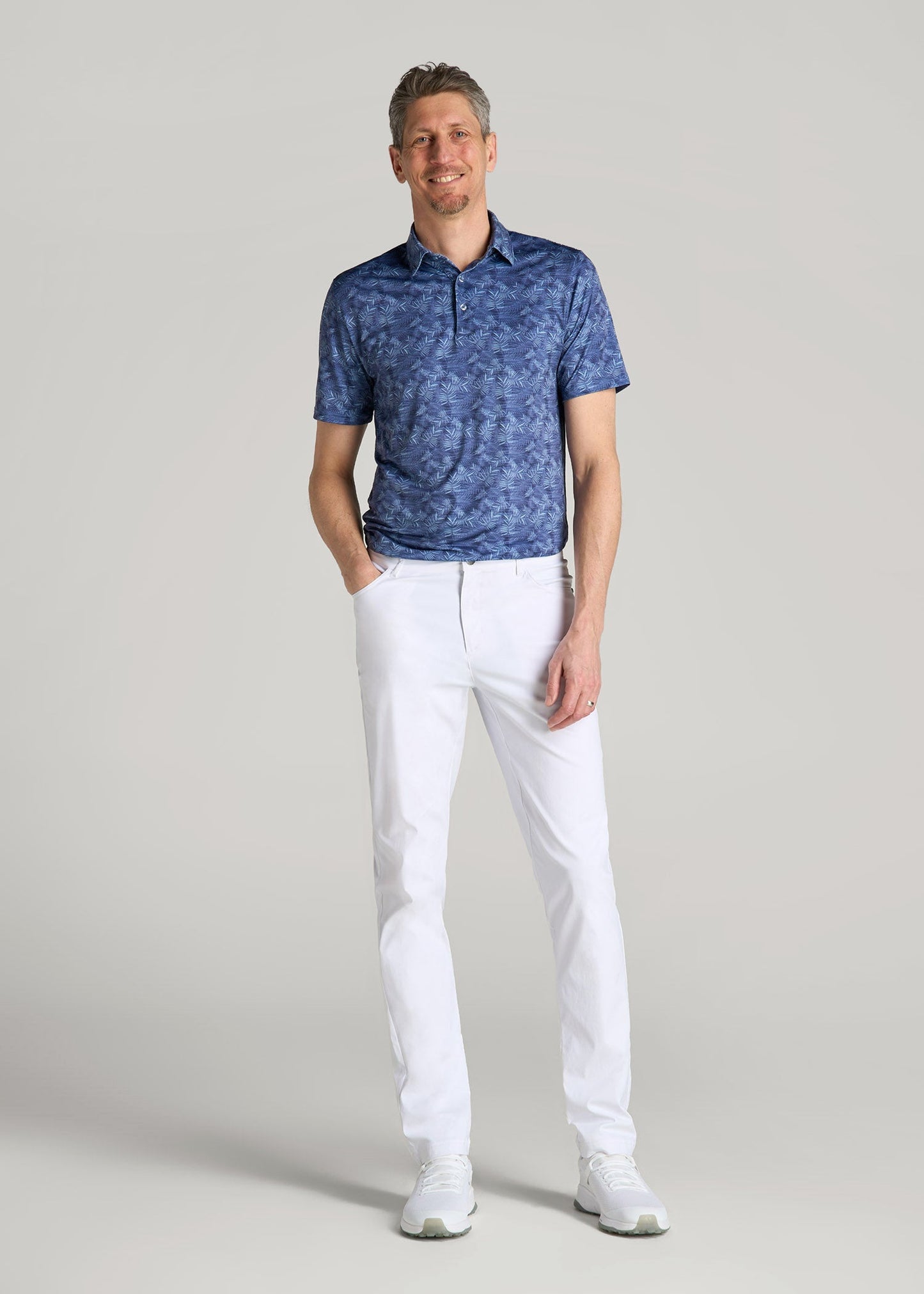 TAPERED-FIT Traveler Pants for Tall Men in White