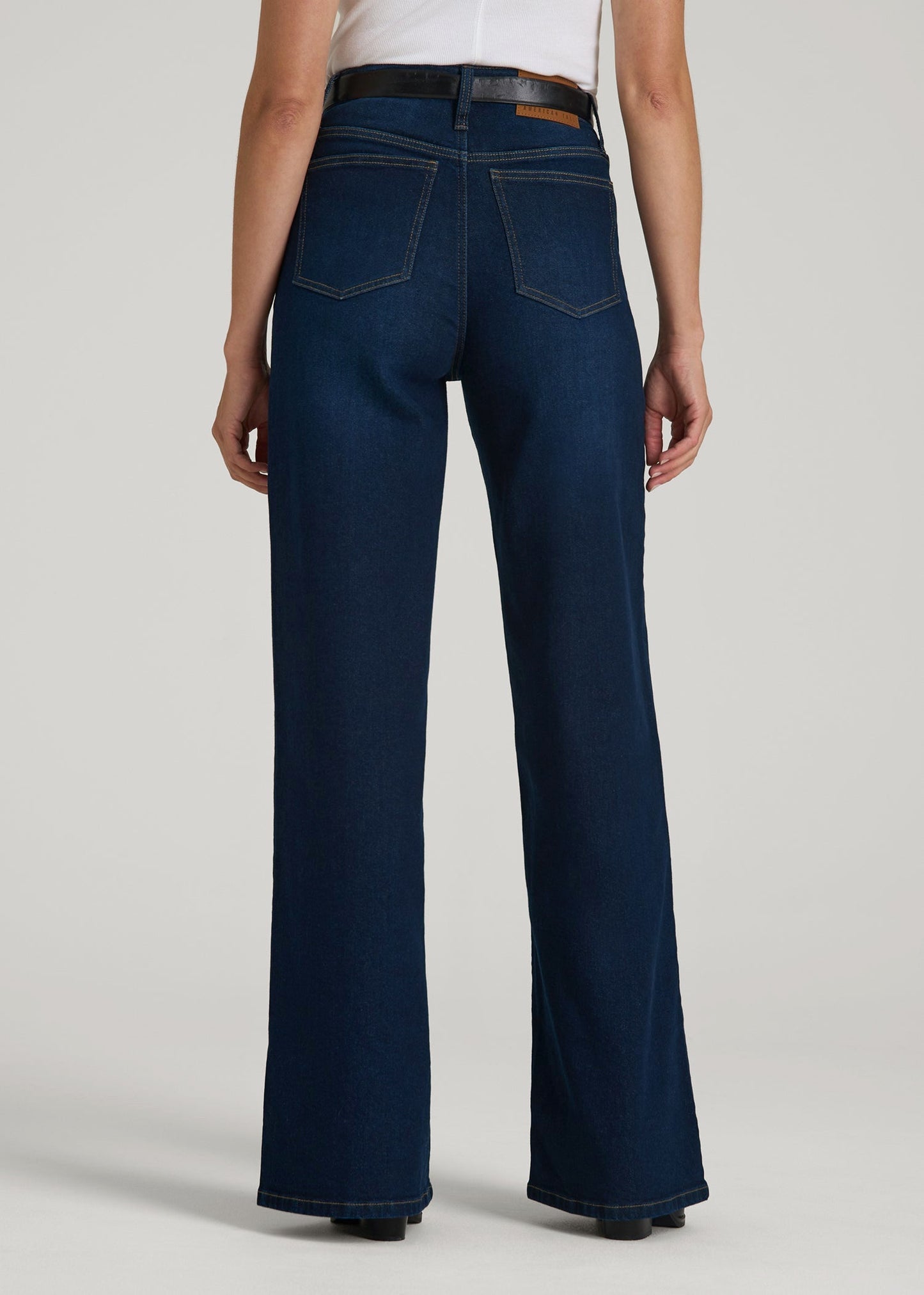 Stevie Wide Leg Jeans for Tall Women in Indigo Dusk