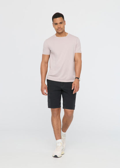 Stretch Canvas Cargo Short - Black