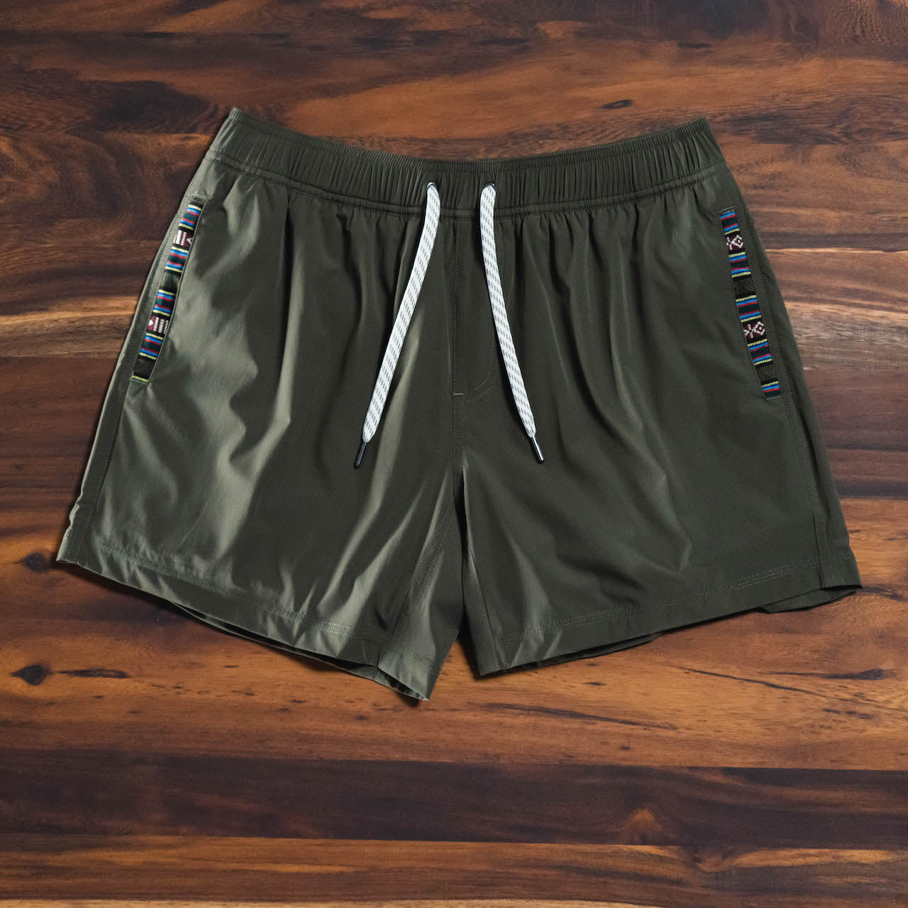 Flow Short (Athletic) - Olive 5.5" & 7" - Linerless
