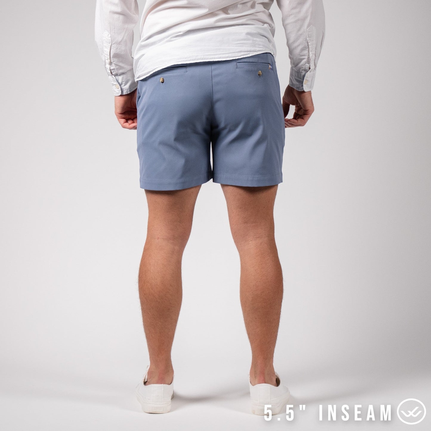 Daily Short (Casual Stretch) - Slate Blue