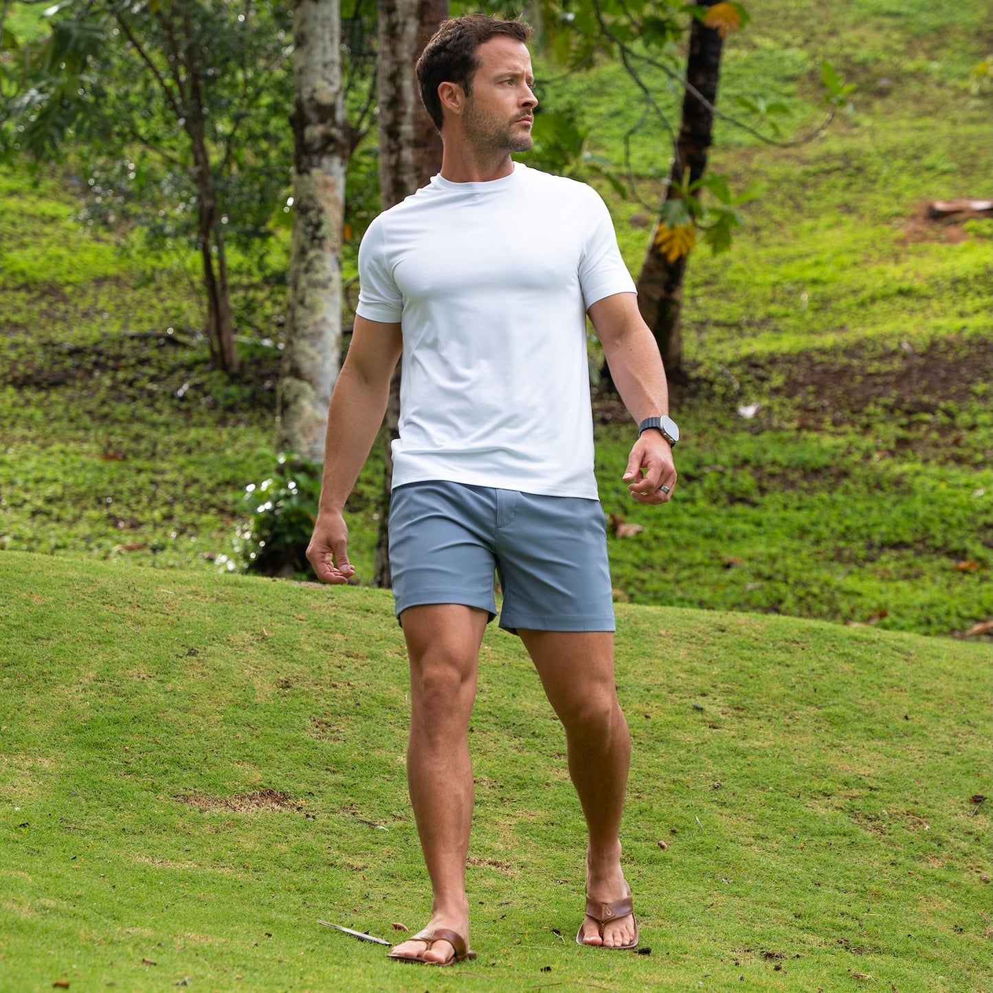 Daily Short (Casual Stretch) - Slate Blue