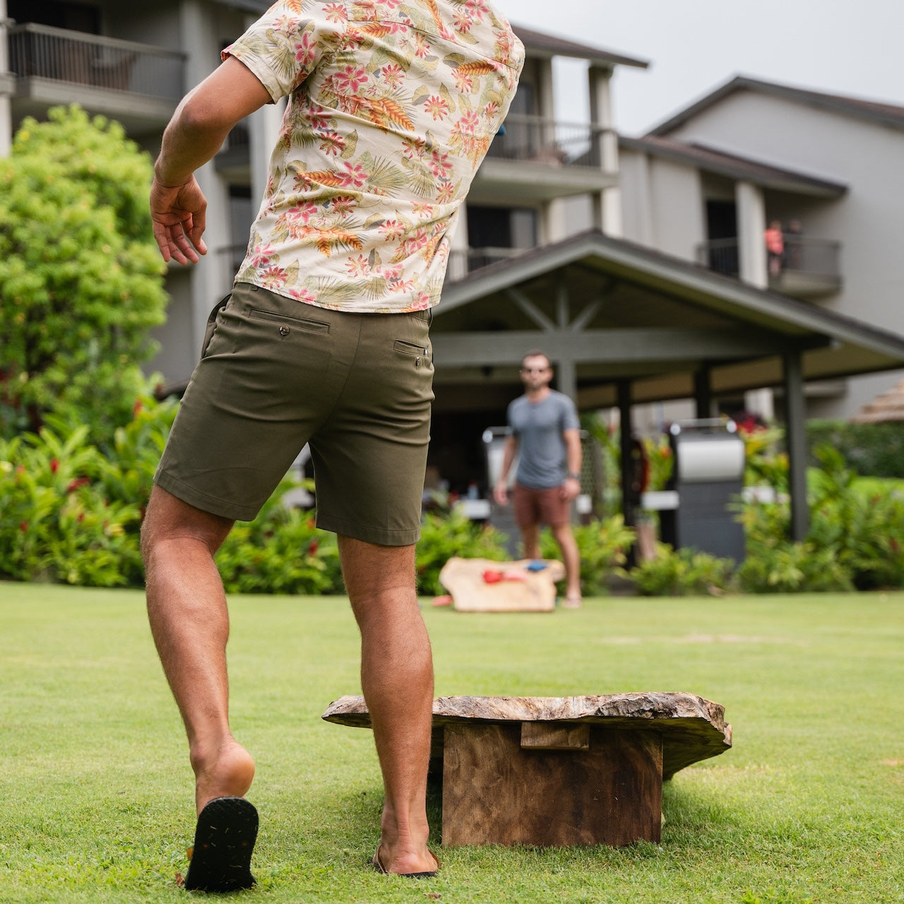 Daily Short (Casual Stretch) - Seaweed