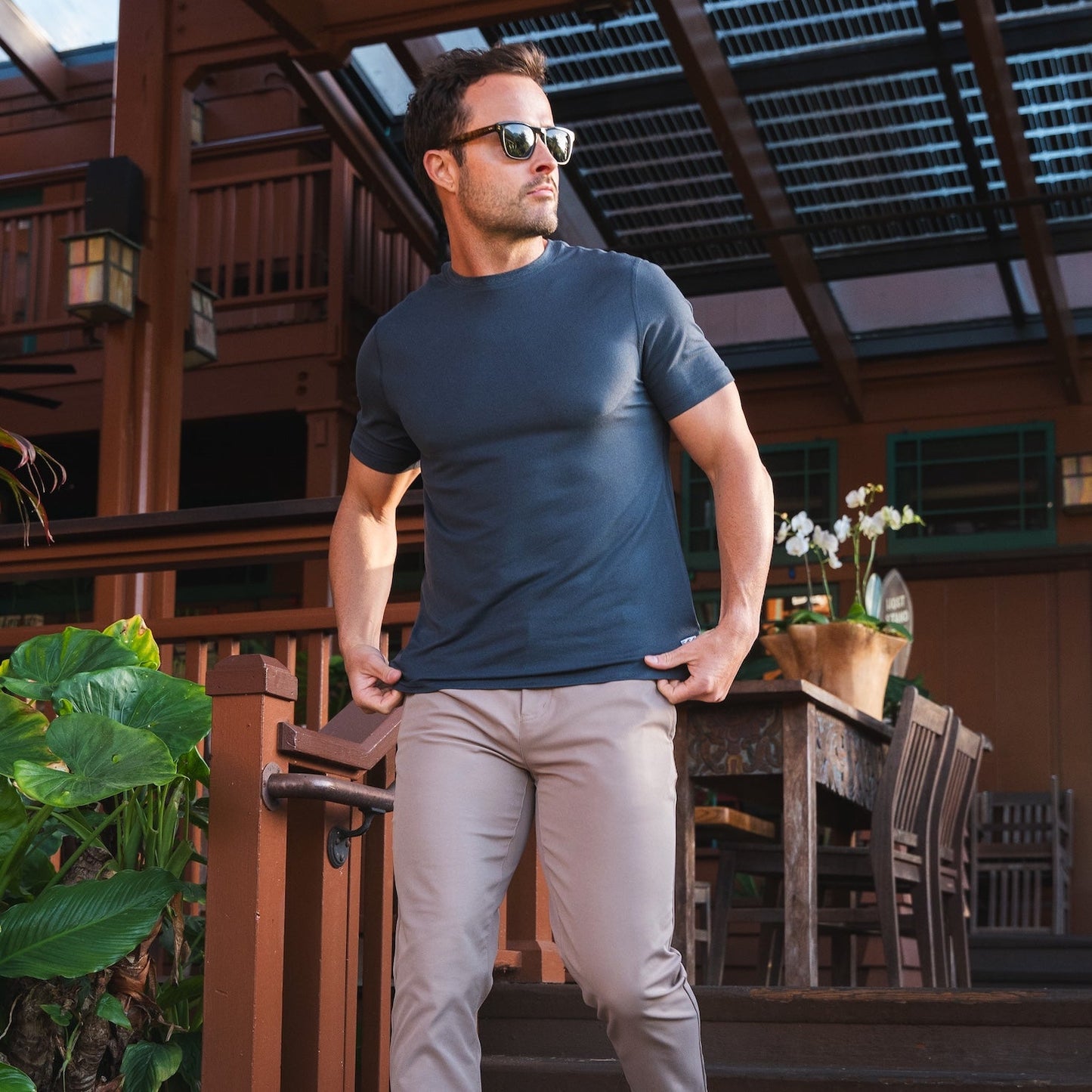 Flaneur Tee - Midnight