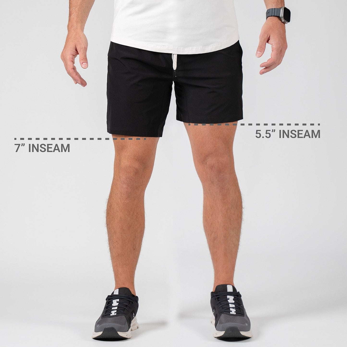 Flow 2.0 Mod Short (Athletic) - Charcoal 5.5" & 7" - Linerless