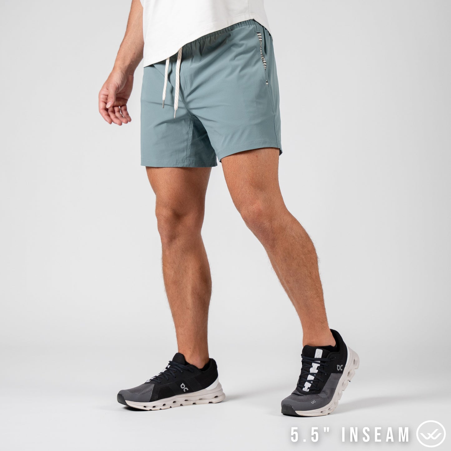 Flow 2.0 Short (Athletic) - Sea Foam 5.5" & 7" - Linerless