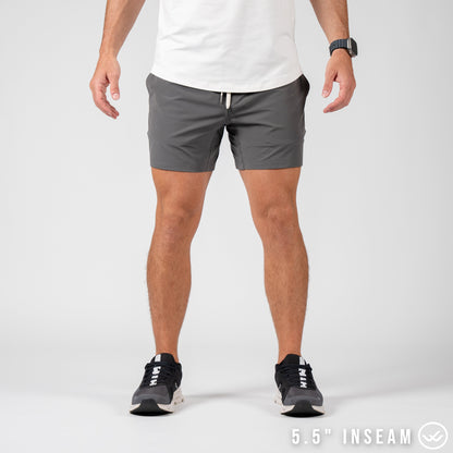 Flow 2.0 Mod Short (Athletic) - Charcoal 5.5" & 7" - Linerless