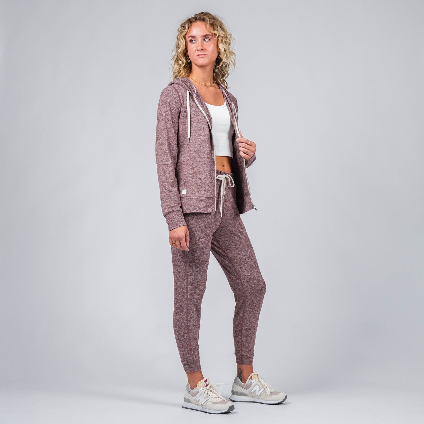 Kozie Zip-Hoodie - Plum