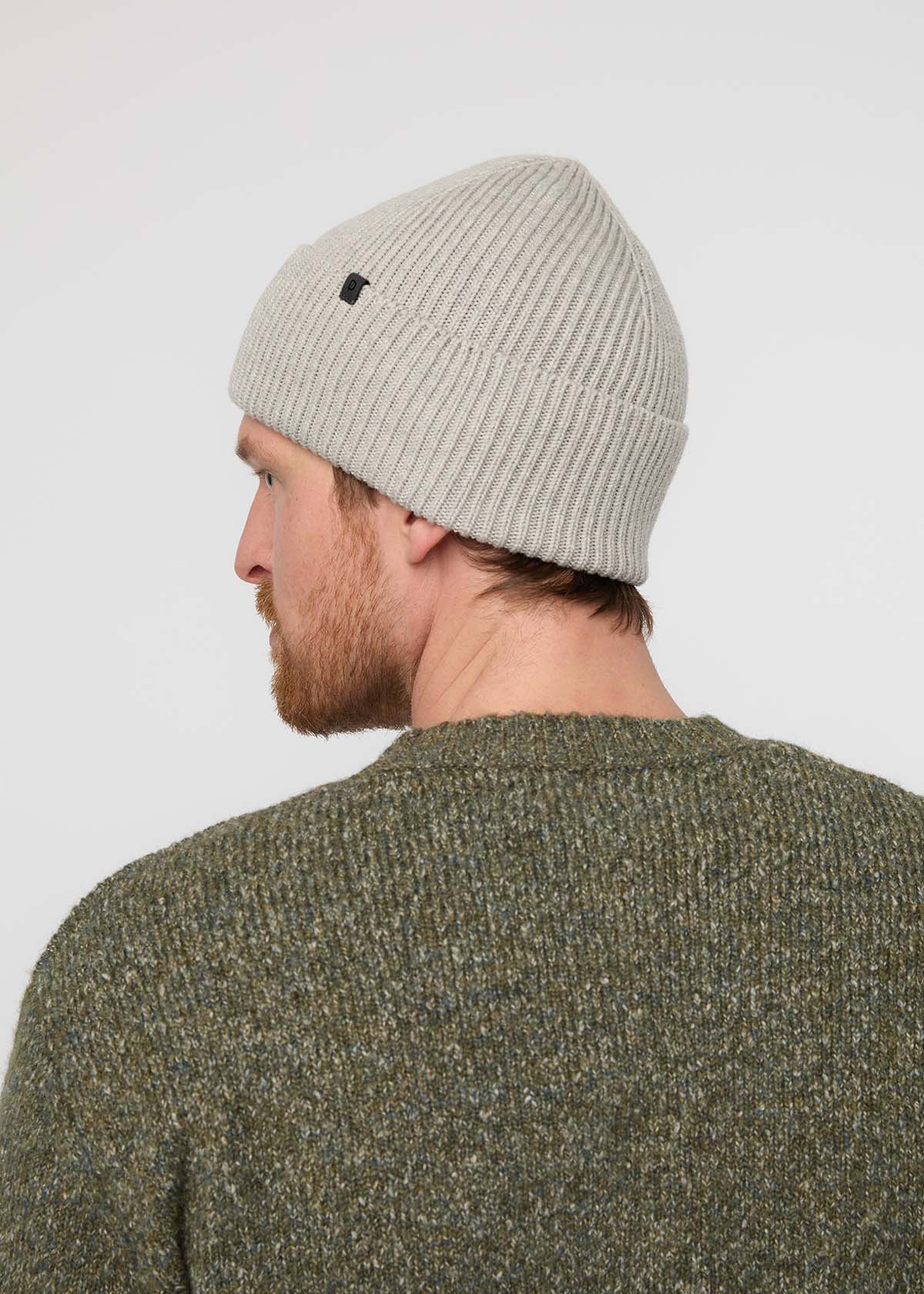 Merino Wool Beanie - Heather Ash