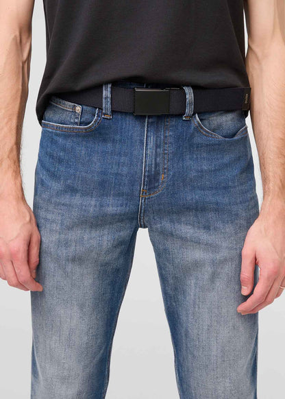 Reversible Stretch Belt - Navy/Brown