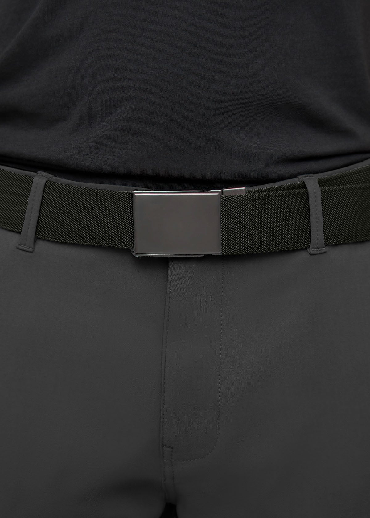 Reversible Stretch Belt - Evergreen/Light Fern