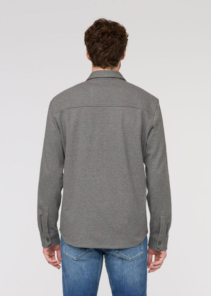 Performance Flannel Button Down - Heather Grey