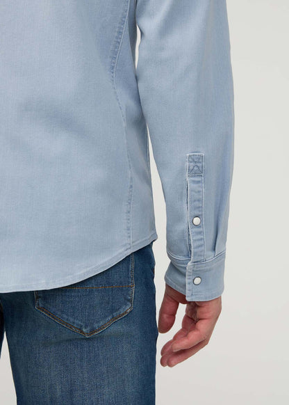 Performance Denim Lite Two-Pocket Shirt - Dune Blue