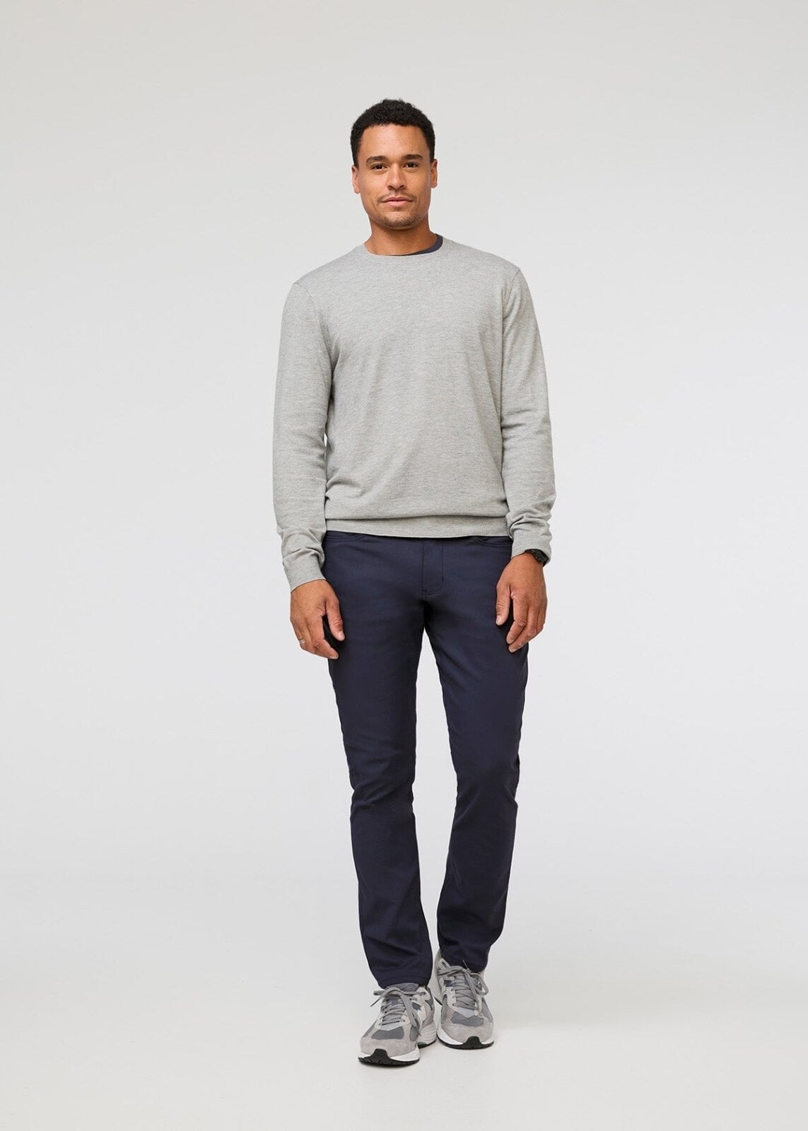 NuStretch Relaxed Taper 5 Pocket - Navy