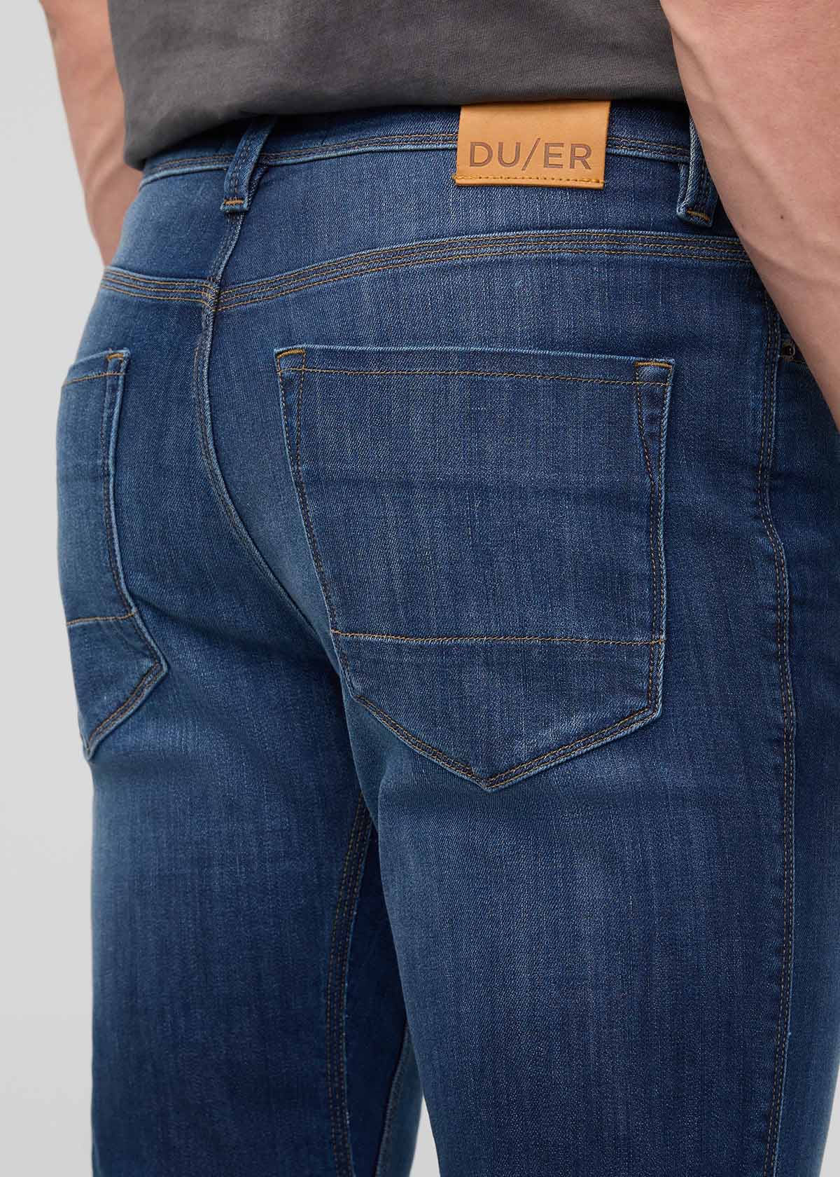 Performance Denim Slim Straight - Ocean Swell