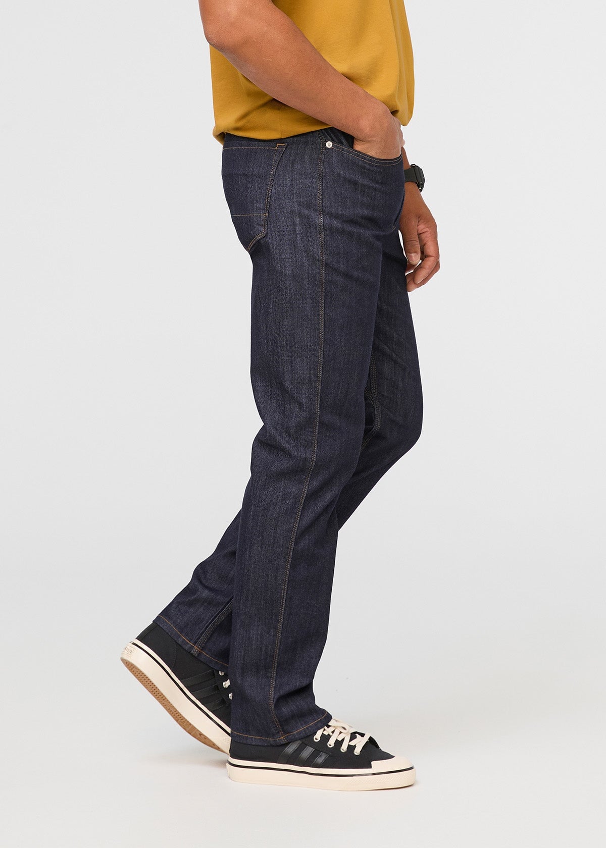 Performance Denim Athletic Straight - Heritage Rinse