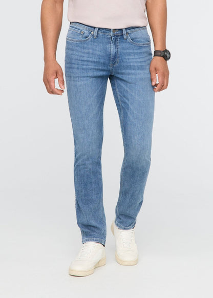 Performance Denim Lite Slim Straight - Slate Indigo