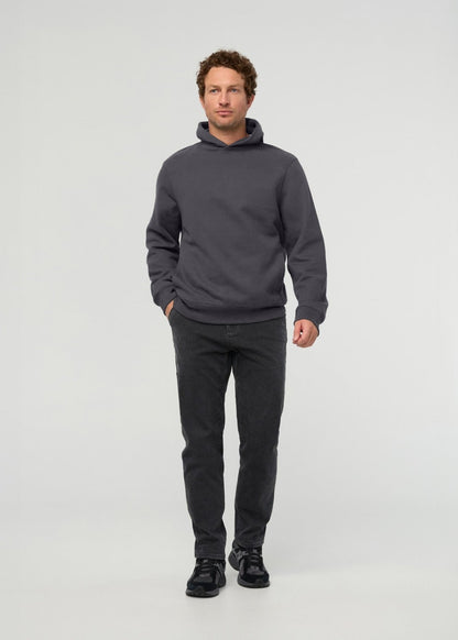 DuraSoft Fleece Motion Hoodie - Washed Grey