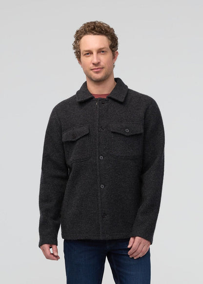 ThermaSoft Merino Field Shirt - Heather Charcoal