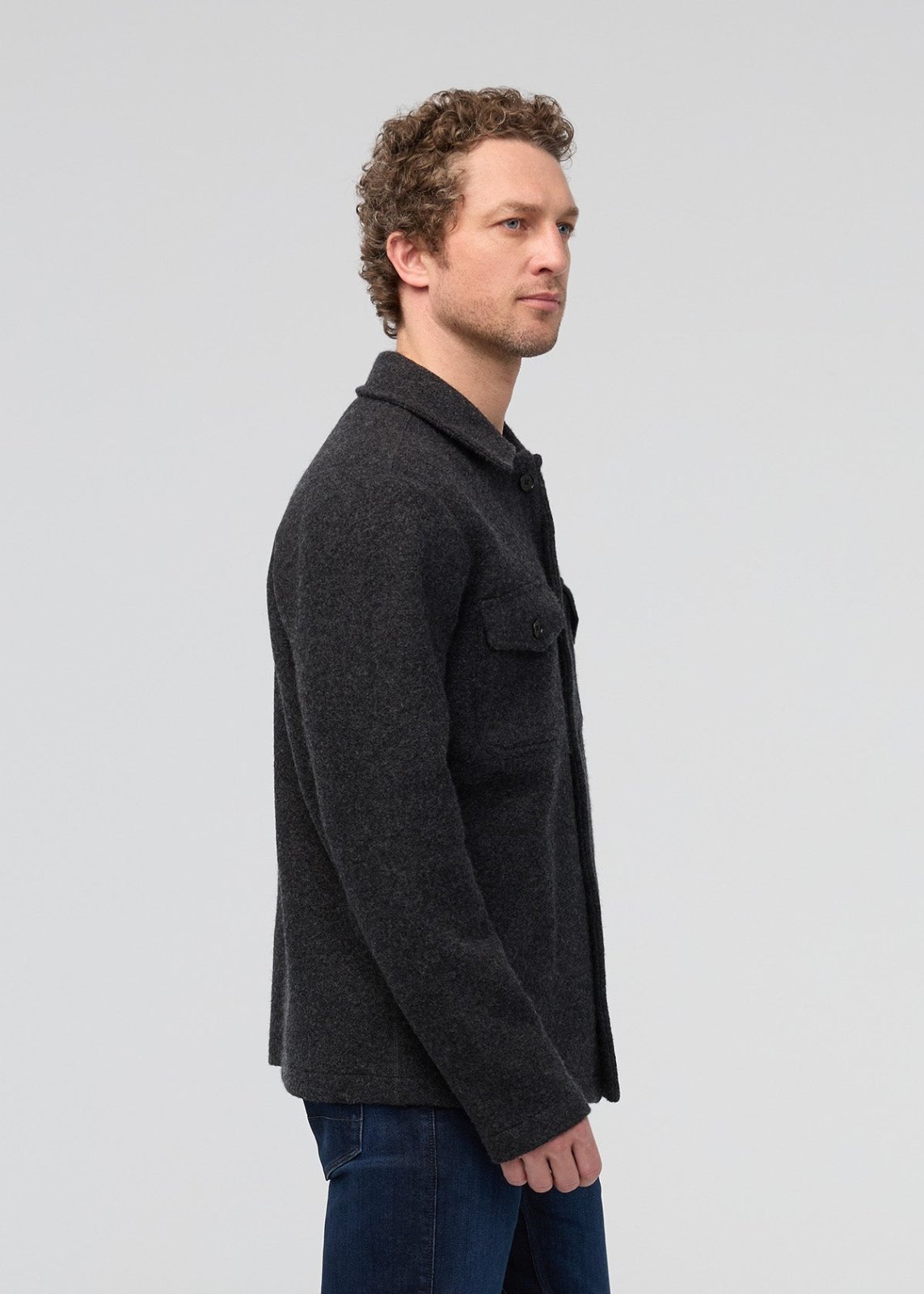 ThermaSoft Merino Field Shirt - Heather Charcoal