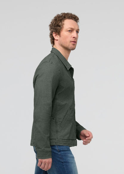 Stretch Canvas Utility Jacket - Black Spruce