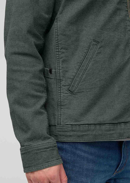 Stretch Canvas Utility Jacket - Black Spruce