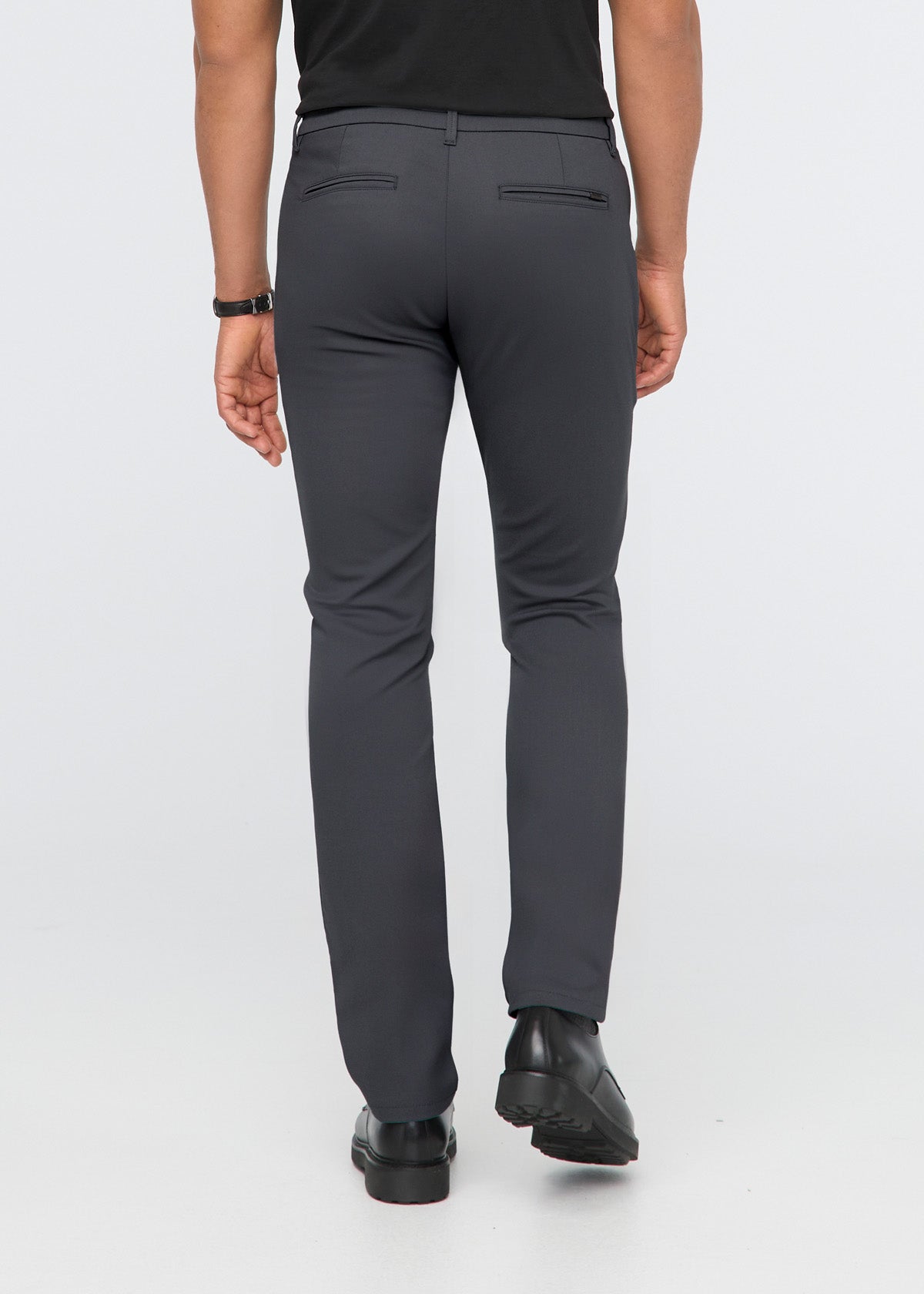 NuStretch Relaxed Taper Trouser - Charcoal