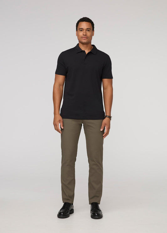 NuStretch Relaxed Taper Trouser - Thyme