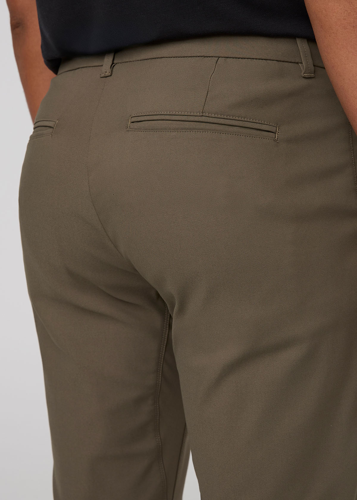 NuStretch Relaxed Taper Trouser - Thyme