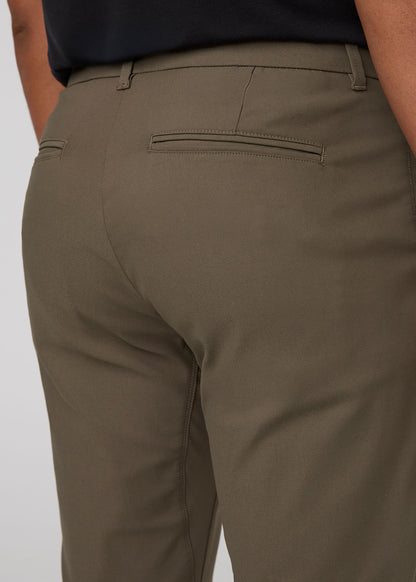 NuStretch Relaxed Taper Trouser - Thyme