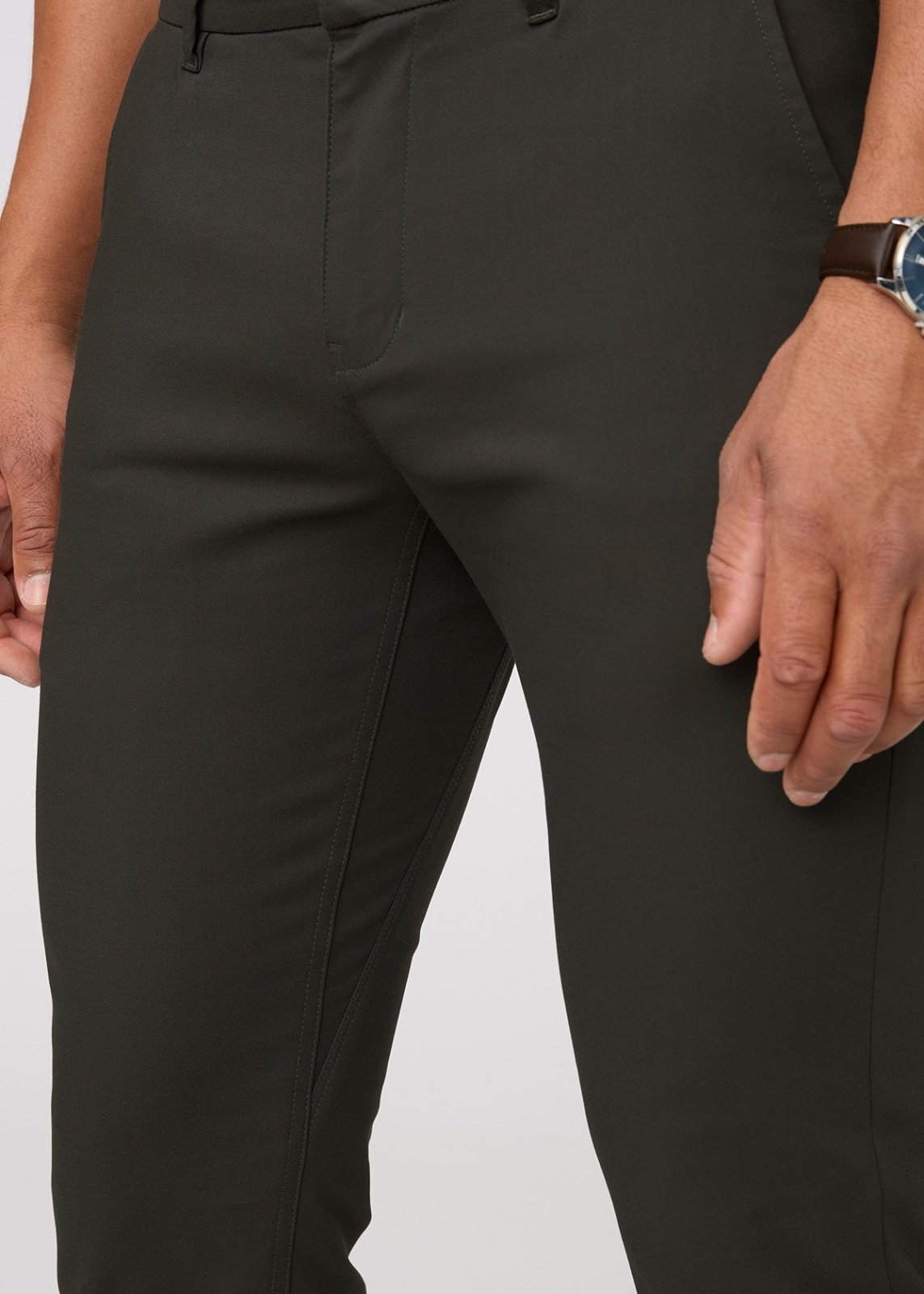 NuStretch Relaxed Taper Trouser - Evergreen