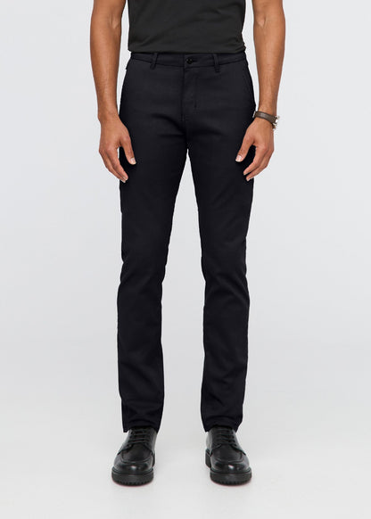 NuStretch Slim Straight Trouser - Black