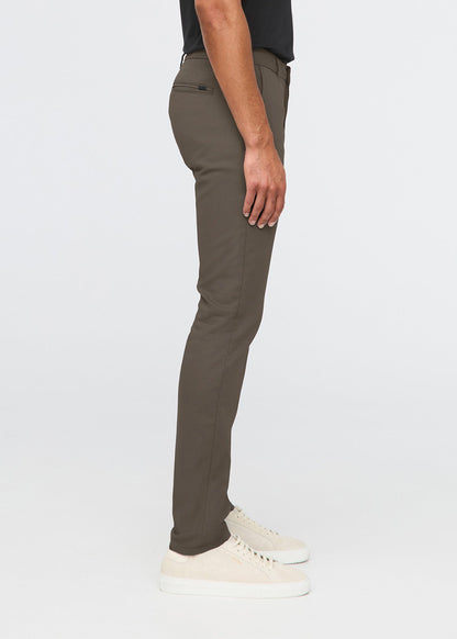 NuStretch Slim Straight Trouser - Thyme