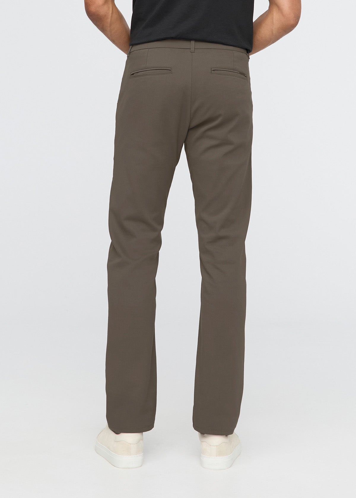NuStretch Slim Straight Trouser - Thyme