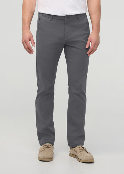 NuStretch Slim Straight Trouser - River Rock