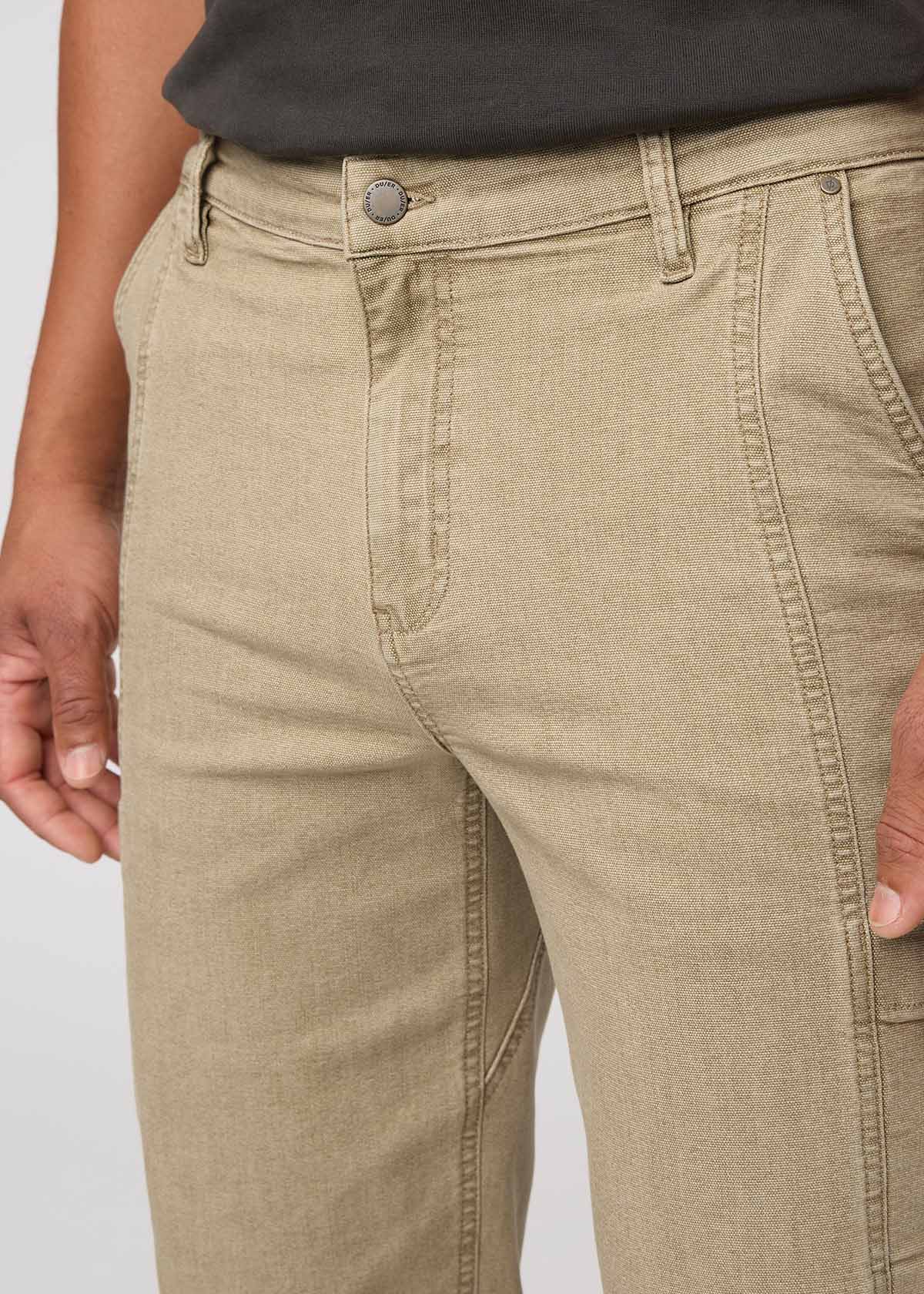Stretch Canvas 7 Pocket Pant - Tan