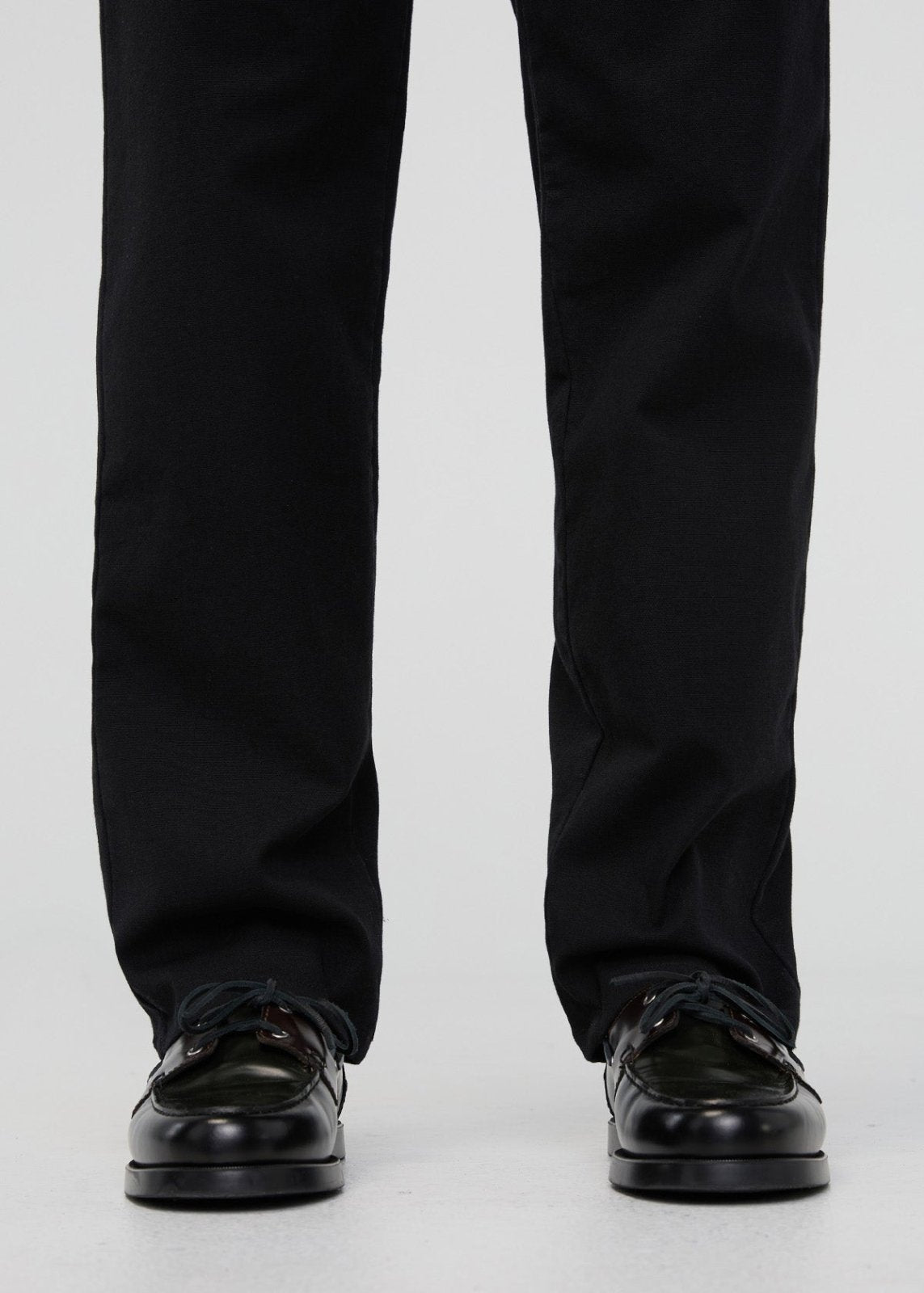 Stretch Canvas Relaxed Straight Chino - Onyx