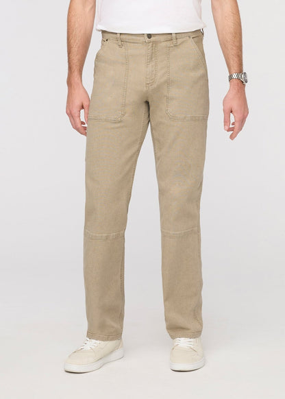 Stretch Canvas Utility Pant - Tan