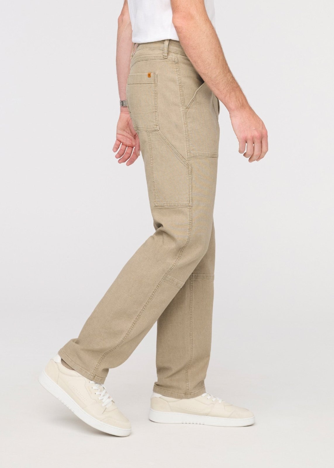 Stretch Canvas Utility Pant - Tan